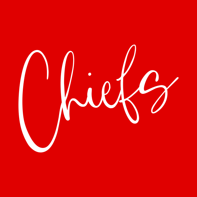 Chiefs Elegant Typography by k8creates