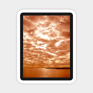 Clouds at Dusk, Brighton Beach Magnet