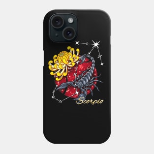 Unveiling the Enigma- Scorpio Zodiac - Water Sign Phone Case