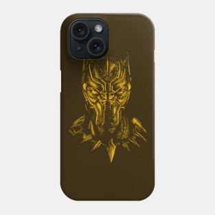 Shaded Black Panther Yellow Phone Case