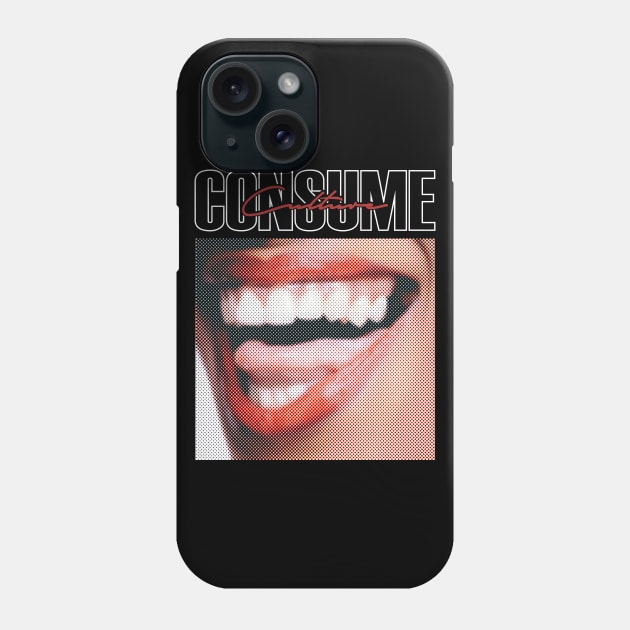 Consume culture dark Phone Case by fm_artz