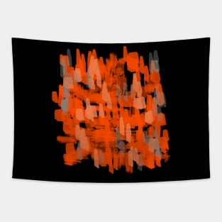 Orange abstract summer Tapestry
