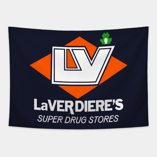 LaVerdiere's Super Drug Stores with Frog Tapestry by carcinojen