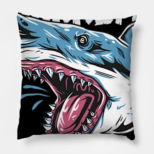 Shark bite Pillow