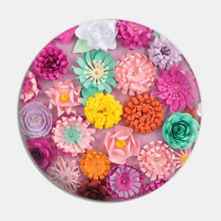 Floral pattern colouful Pin