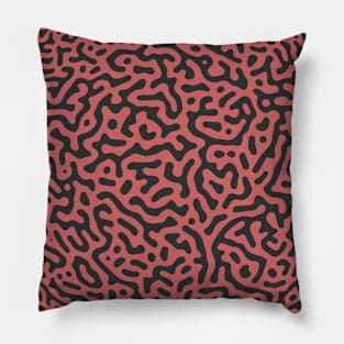 Turing Pattern Sphere (Rose Gold) Pillow