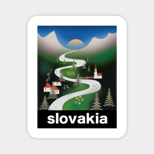 Slovakian travel poster Magnet