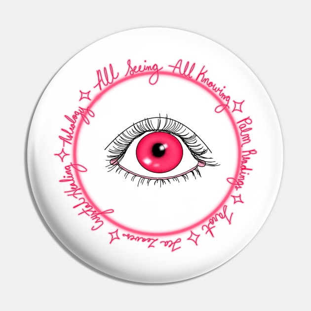 All Seeing Pin by JustAshlei Designs