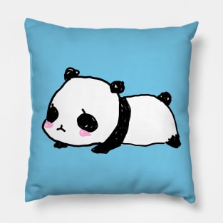 Scribble Panda Pillow