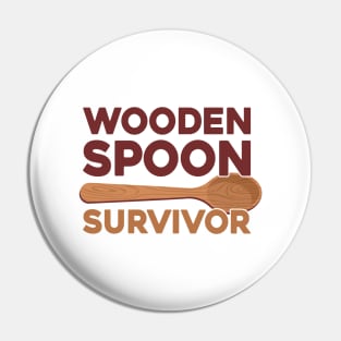 Wooden Spoon Survivor Pin