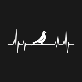 Heartbahn Dove Walletube Pigeon Breeders T-Shirt