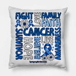 Syringomyelia Awareness - Fight love survivor ribbon Pillow