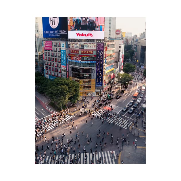 Shibuya Crossing at Dusk by LukeDavidPhoto