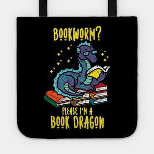 Bookworm Im A Book Dragon Tote