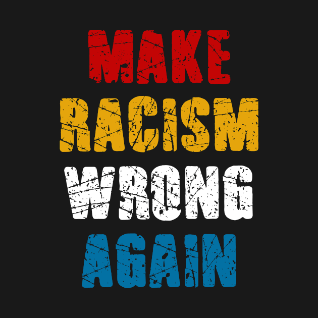 make racism wrong  again by STRANGER