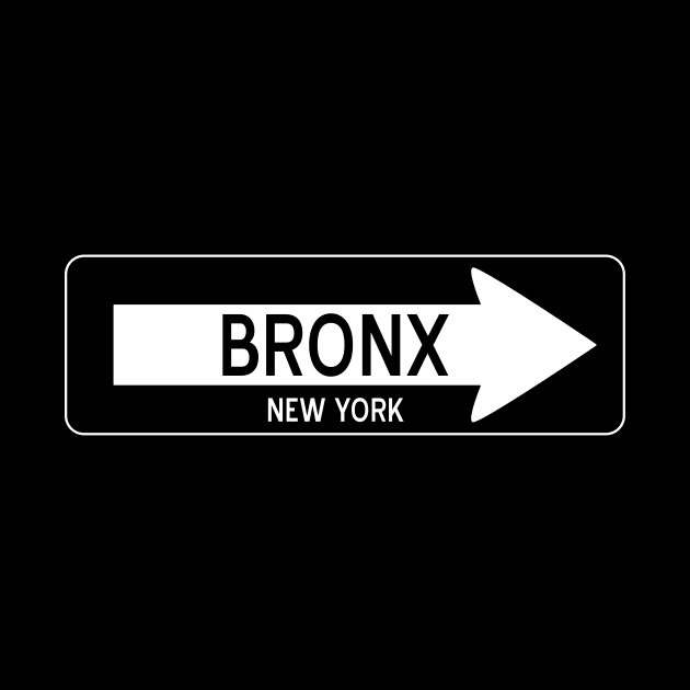 Bronx New York One Way Sign by rydr2103