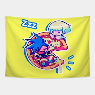 Promare pizza Tapestry