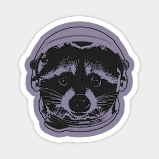 Astronaut Raccoon Magnet