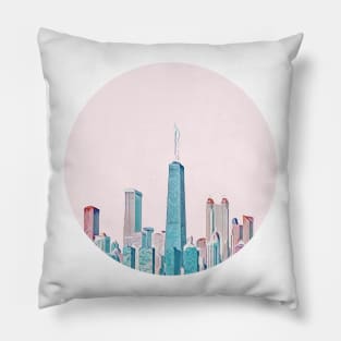 Chicago Skyline Pillow