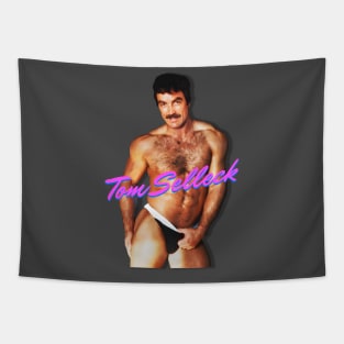 Tom Selleck Gay Icon Tapestry