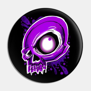 Another purple skull Pin