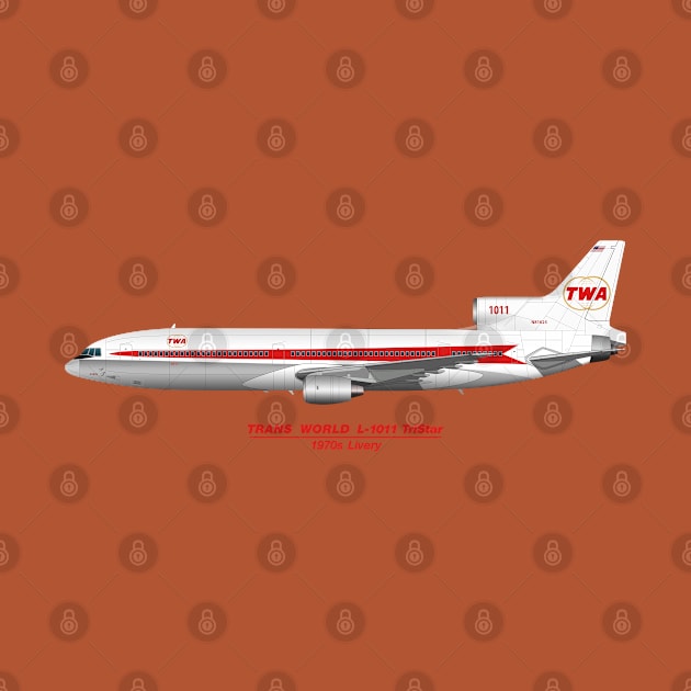 1970s TWA Tristar by SteveHClark