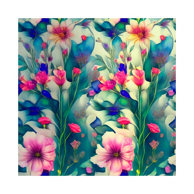 Floral Abstract Pattern by marleks