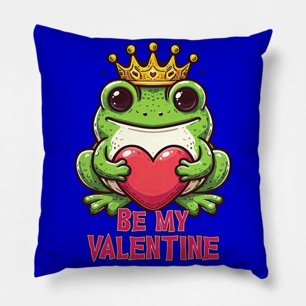 Frog Prince 29 Pillow by Houerd