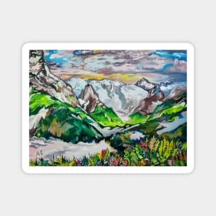 Caucasus Mountains Magnet