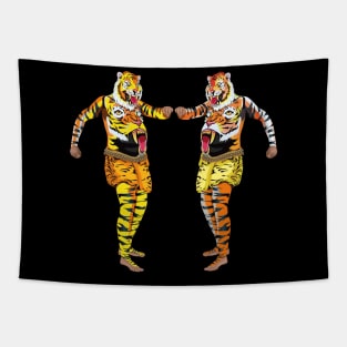 The Human tigers Tapestry