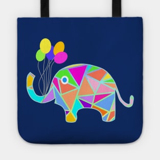 GEOMETRIC Celebration Elephant. Tote