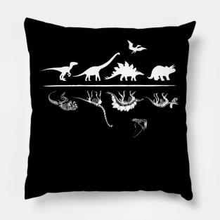 Dinosaur Duality Pillow