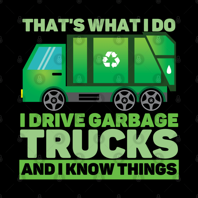 Proud Garbage Truck Driver Trash Collector by JB.Collection