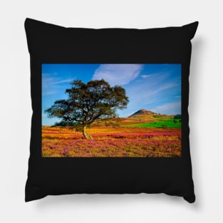 Autumn Moorland Heather on the North York Moors Pillow