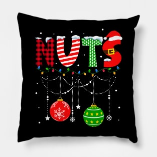 Chestnuts Christmas Funny Matching Couple Nuts Pillow