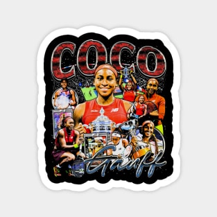 Coco Gauff Vintage Bootleg Magnet