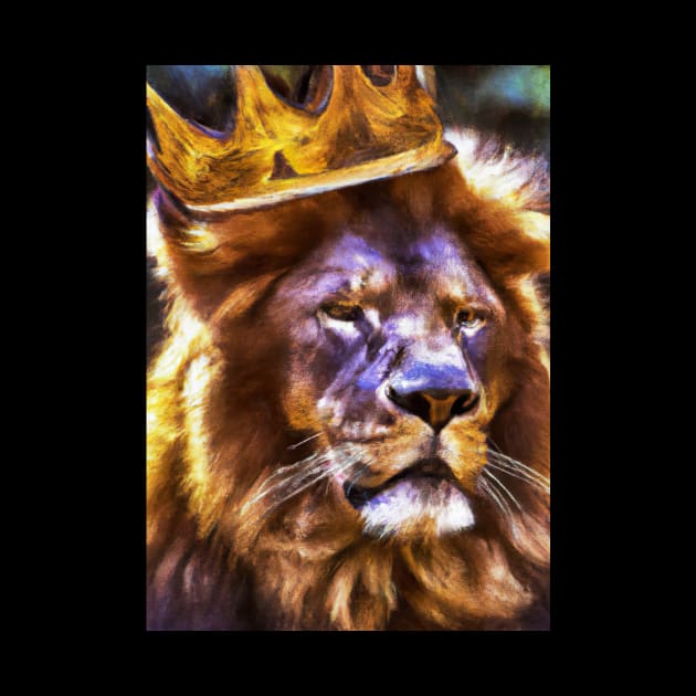 Lion with Crown by maxcode