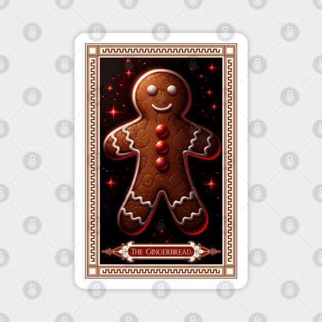 The Gingerbread Man Tarot Card Magnet by HolidayBug