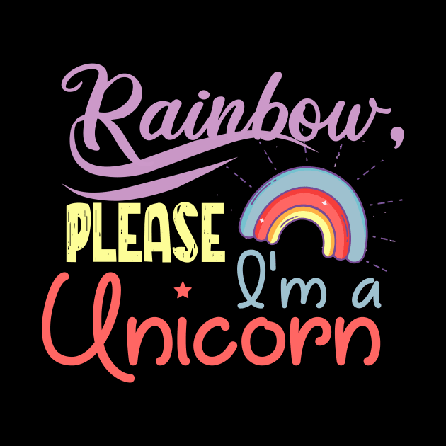 Rainbow Unicorn Quote by Imutobi