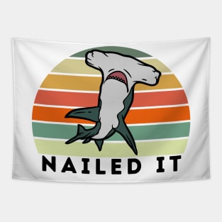 Funny Hammerhead Shark Tapestry