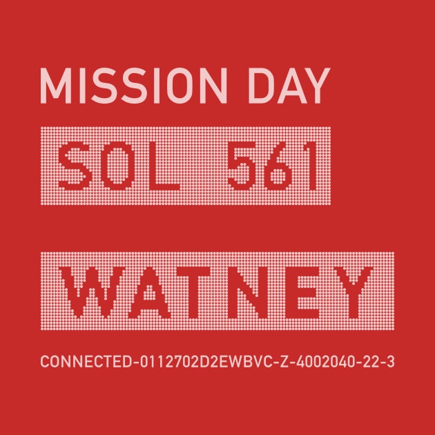 The Martian – Watney Emblem by GraphicGibbon