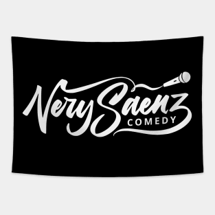 Nery Saenz Comedy Logo Tapestry