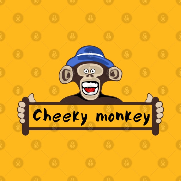 Cheeky monkey by Totallytees55