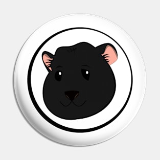 Cute black Guinea Pig Pin