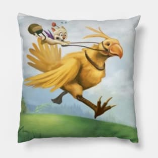 Chocobo & Moguri Run Pillow