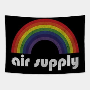 Air Supply - Rainbow Vintage Tapestry