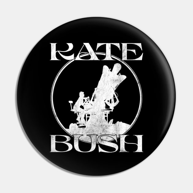 Kate Bush / Cloudbusting / Retro Aesthetic Design Pin by DankFutura