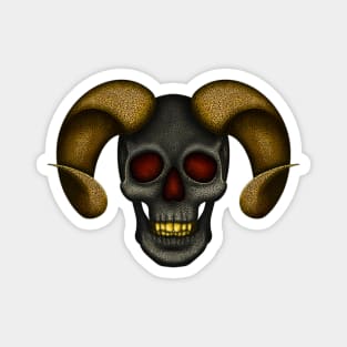 Demon Skull Magnet