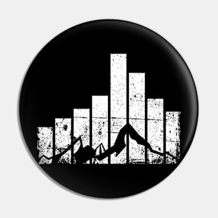 Mountains Hiking Pin