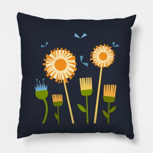 Geometrical colorful flowers Pillow